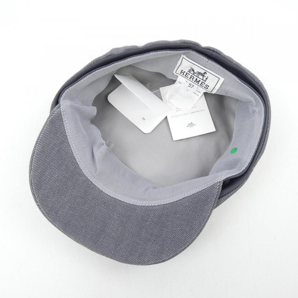 Hermes Cap Gray 57 — view 5