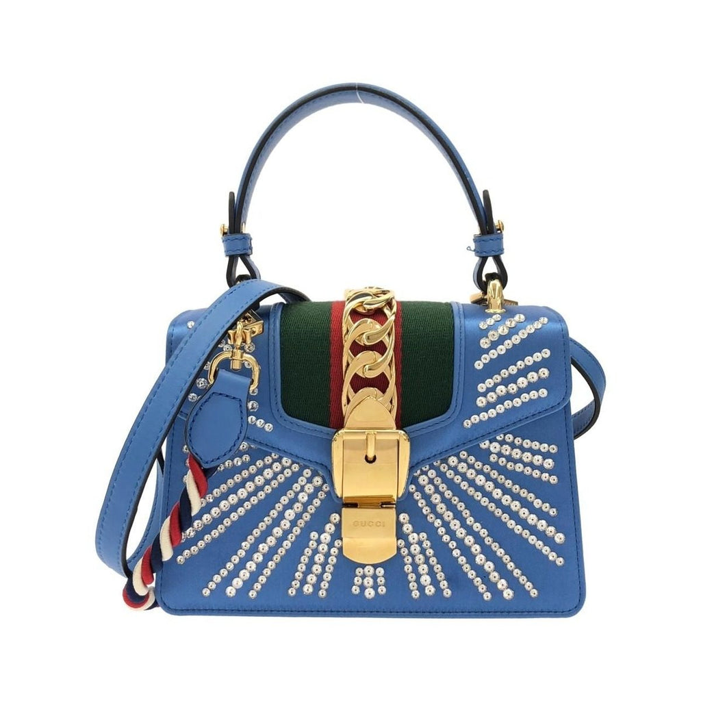 Gucci Sylvie Bag Handbag Blue