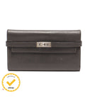 Hermes Wallet Silver Kelly