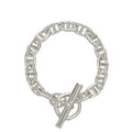Hermes Bracelet Chaine D'ancre MM 15 Frames Silver Ag
