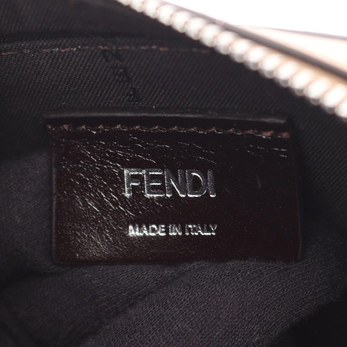 Fendi Shoulder Bag Square FF Camera Case Organizer Brown Canvas Leather — view 5