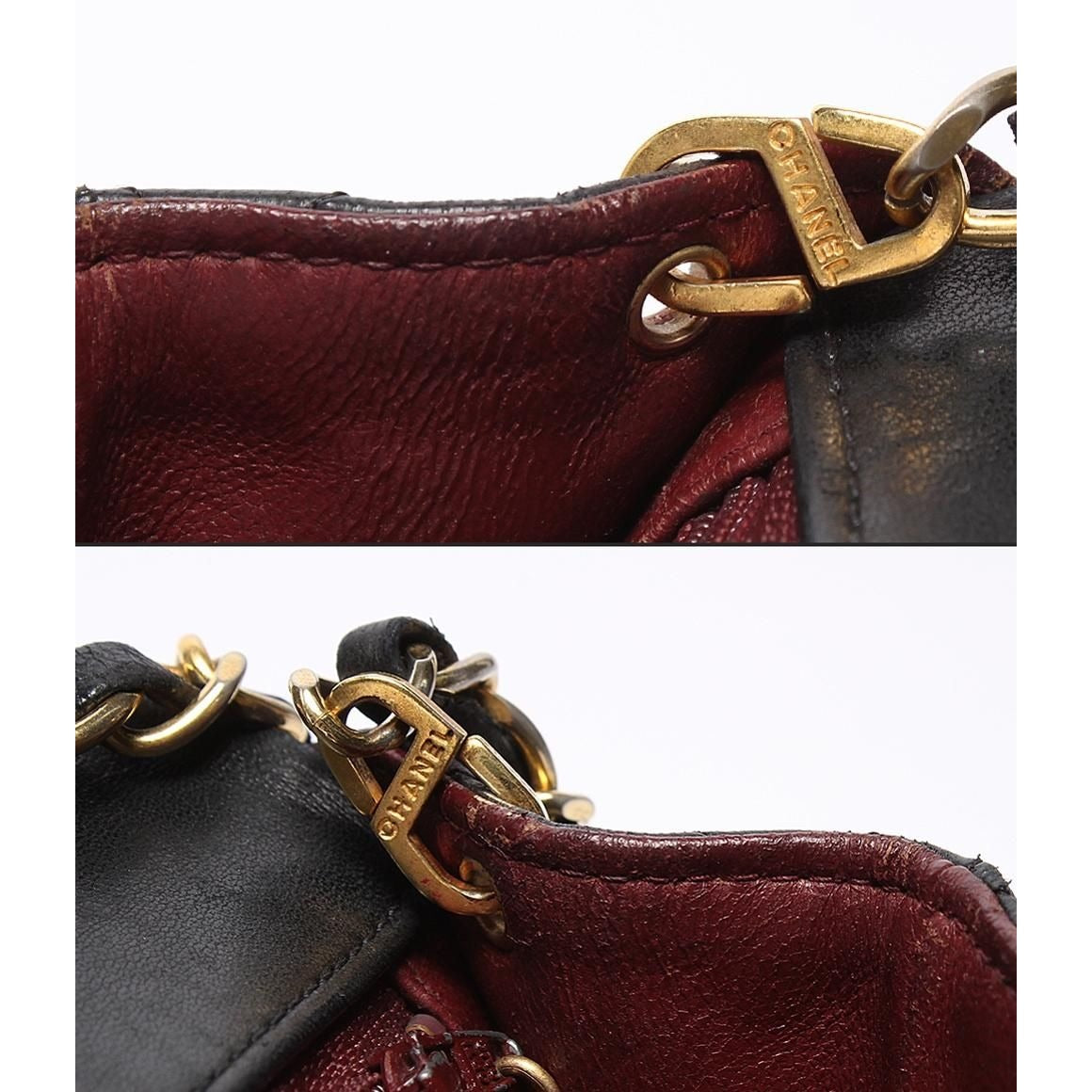 Chanel Chain Shoulder Bag Gold Mini Quilted 20 — view 7