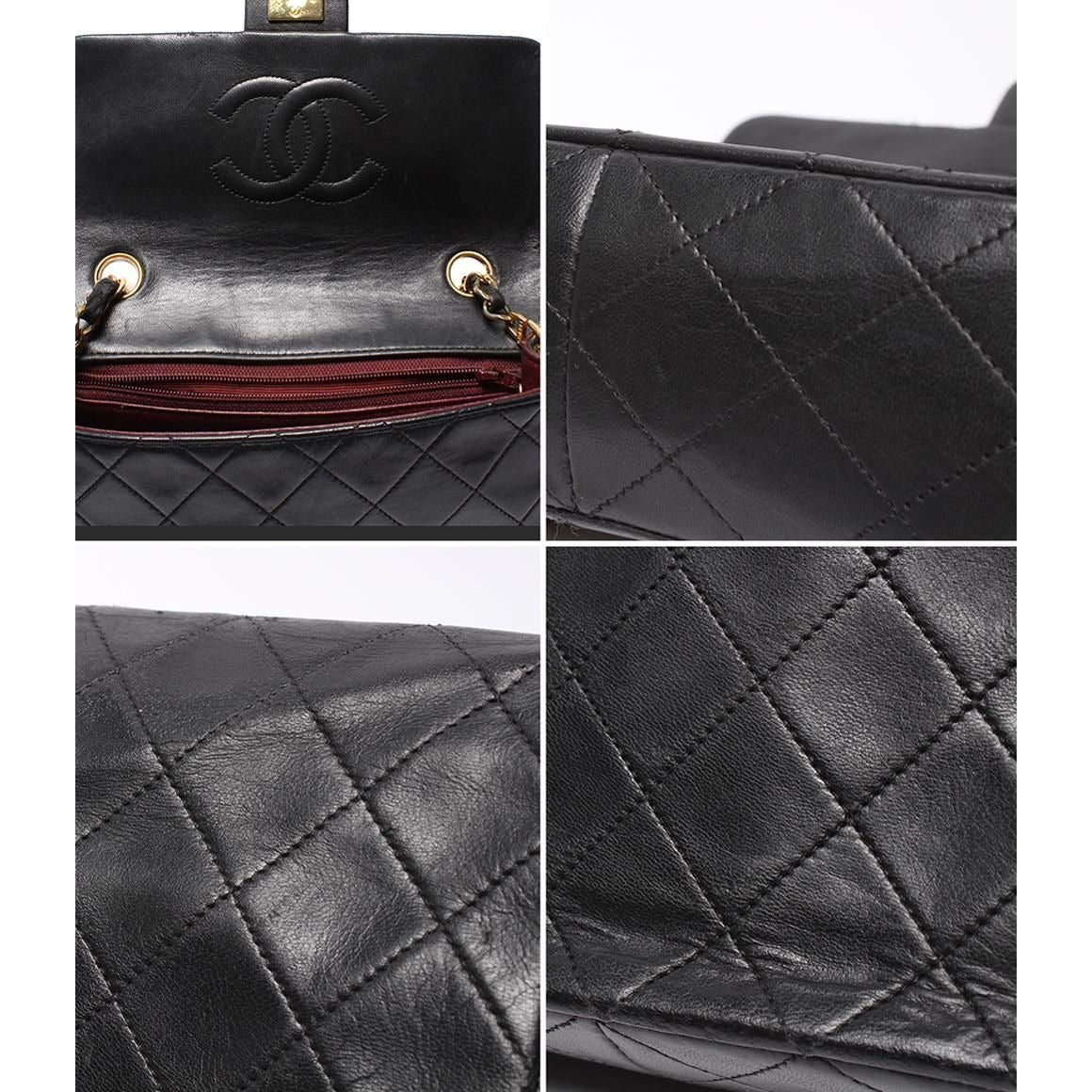 Chanel Chain Shoulder Bag Gold Mini Quilted 20 — view 9