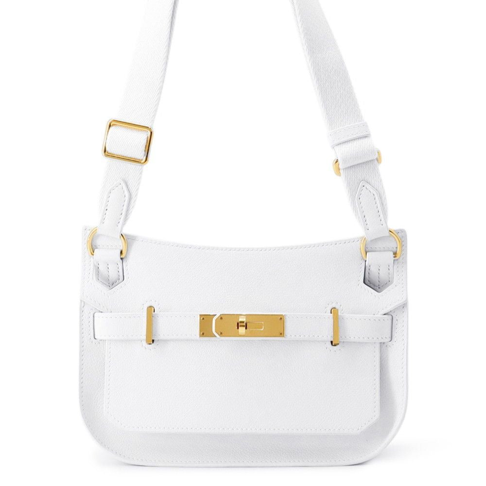 Hermes Jypsiere Mini New White Gold