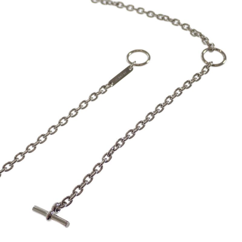 Hermes Carrousel Necklace Metal Buffalo Horn Black Blue — view 6