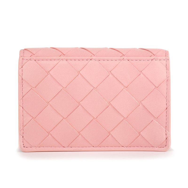 Bottega Veneta Business Card Case Rose — view 3