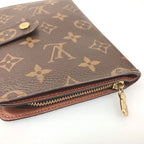 Louis Vuitton Monogram Porte Papier Zip Pass Case Miss Ing — view 4