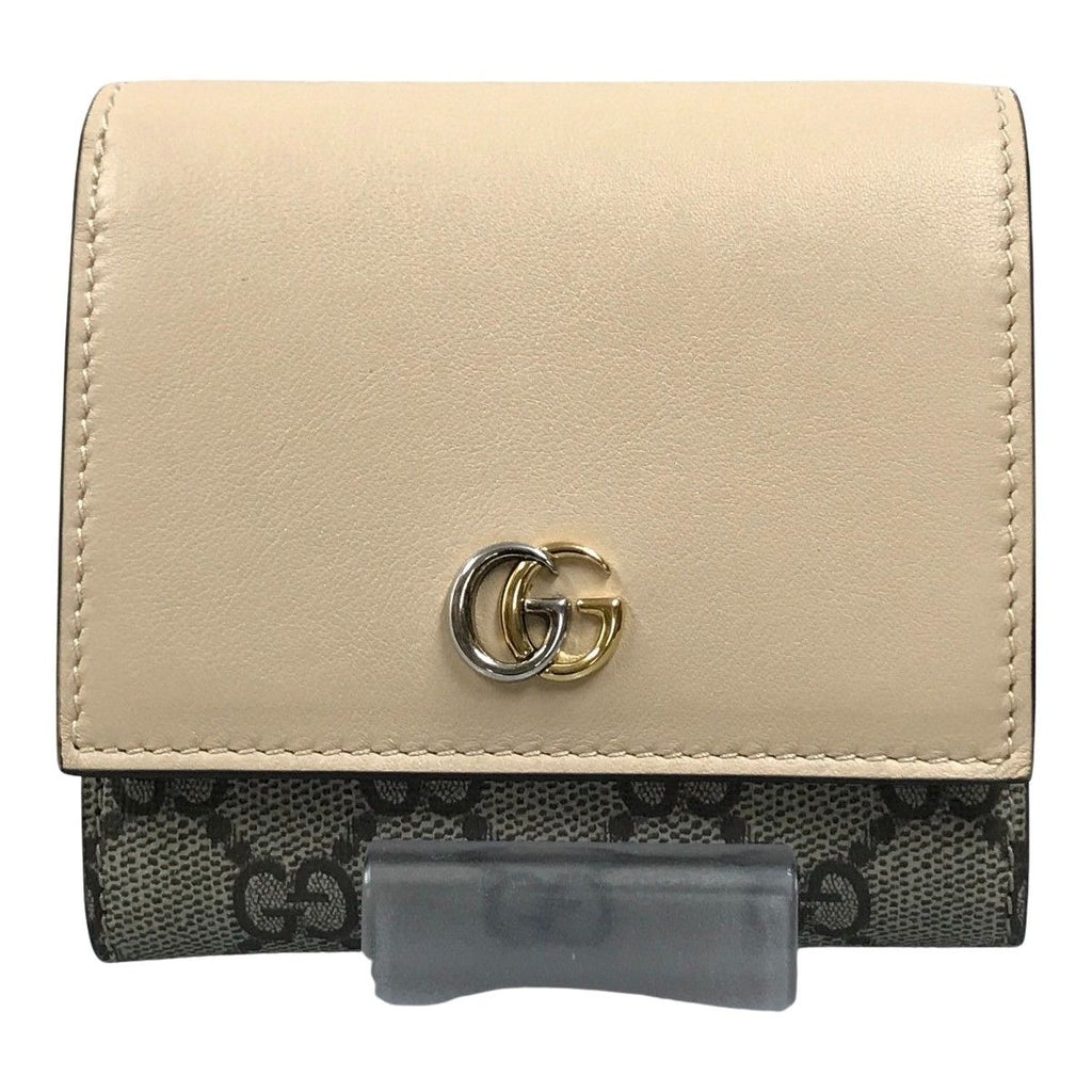 Gucci Double G Medium Wallet GG Supreme Canvas Bifold