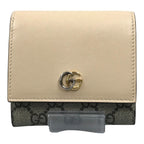 Gucci Double G Medium Wallet GG Supreme Canvas Bifold