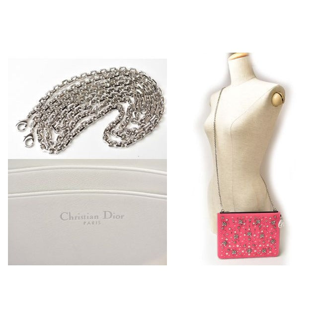 Christian Dior Chain Shoulder Bag Clutch Pouch — view 2