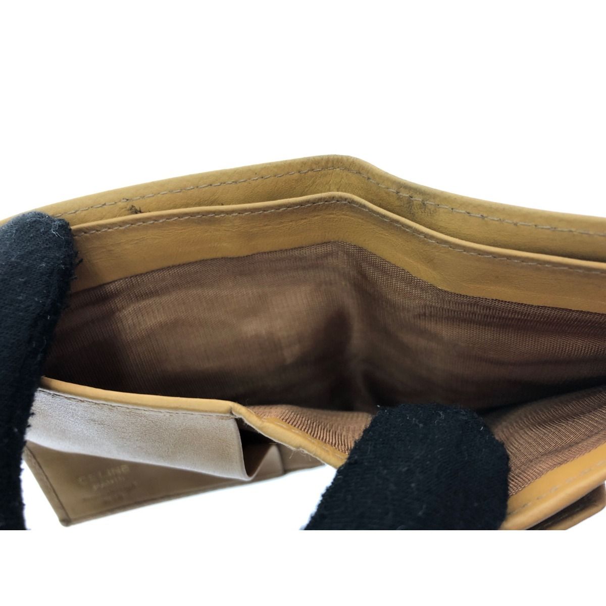Celine Bifold Wallet Compact Macadam Brown — view 6