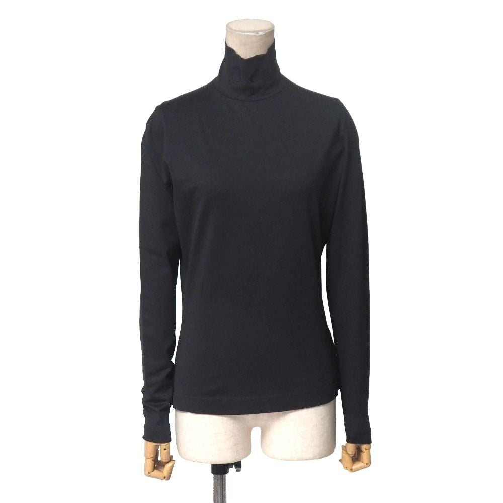 Gucci Vintage M Jersey High Neck Long Sleeve Hat Black