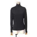 Gucci Vintage M Jersey High Neck Long Sleeve Hat Black