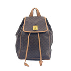 Celine Macadam Pattern Brown Backpack Gold