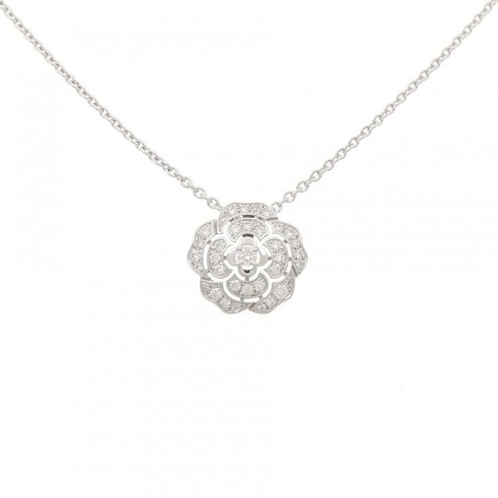 Chanel Camellia Necklace Gold