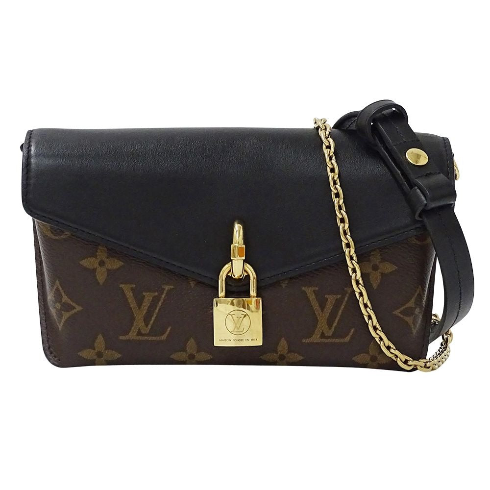 Louis Vuitton Monogram Shoulder Bag 2-Way Padlock on Strap