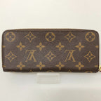 Louis Vuitton Long Wallet Monogram Portefeuille Clemence Fuchsia — view 3
