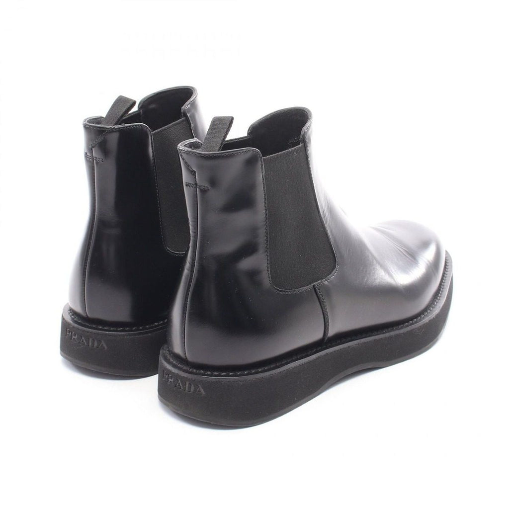 Prada Brushed Leather Chelsea Boots — view 2