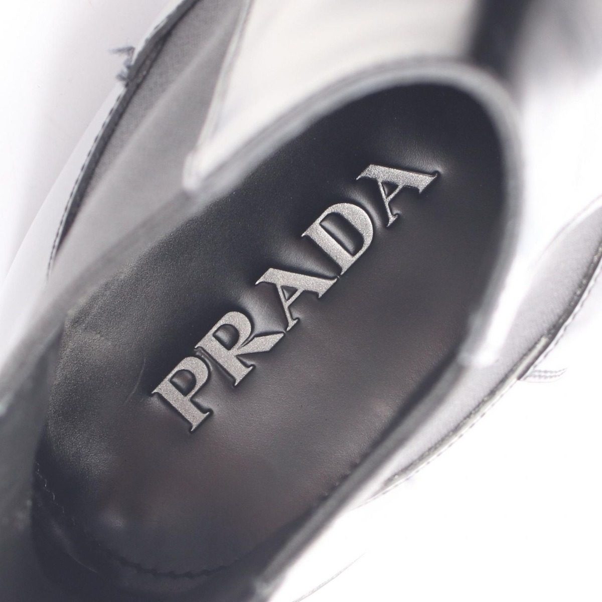 Prada Brushed Leather Chelsea Boots — view 5