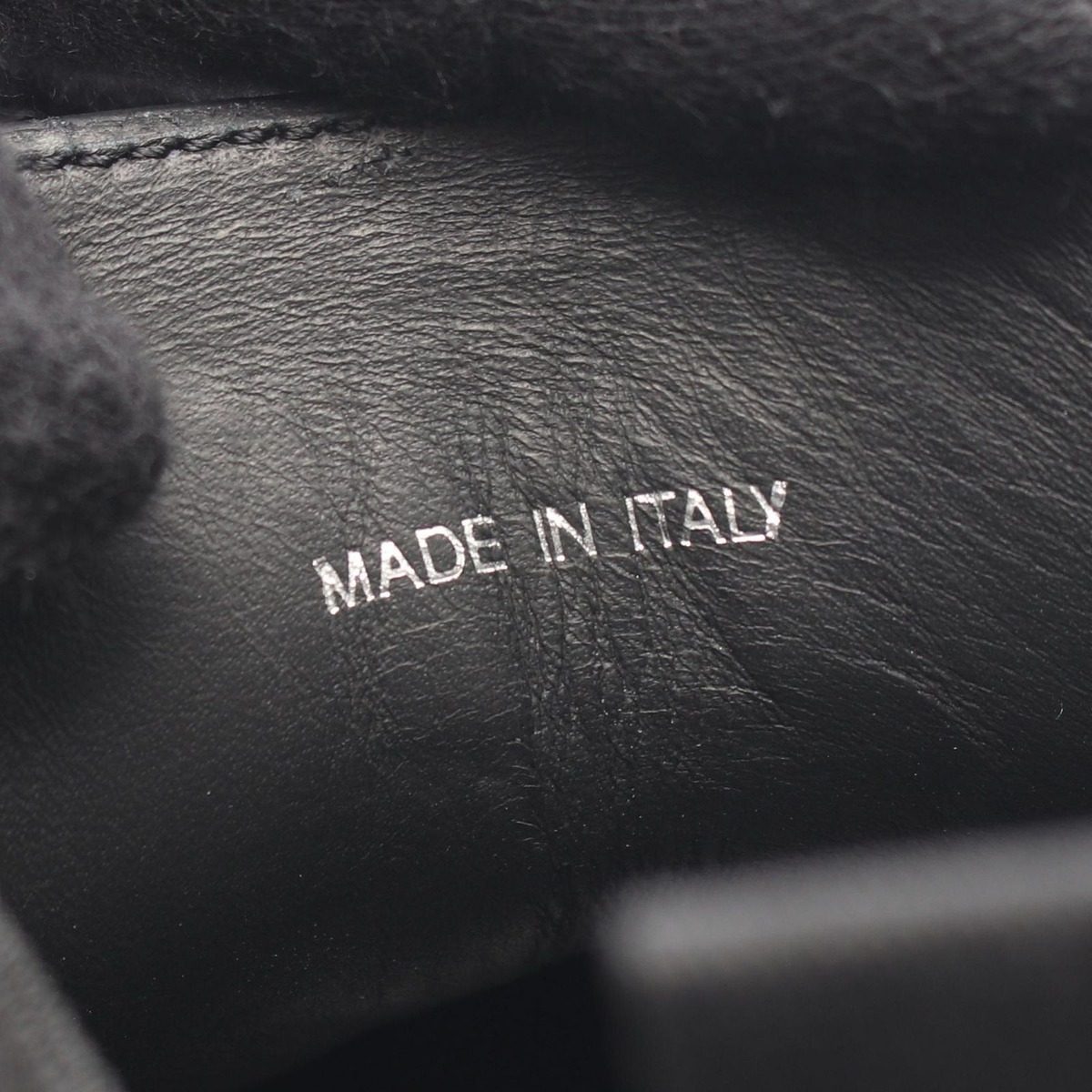 Prada Brushed Leather Chelsea Boots — view 6