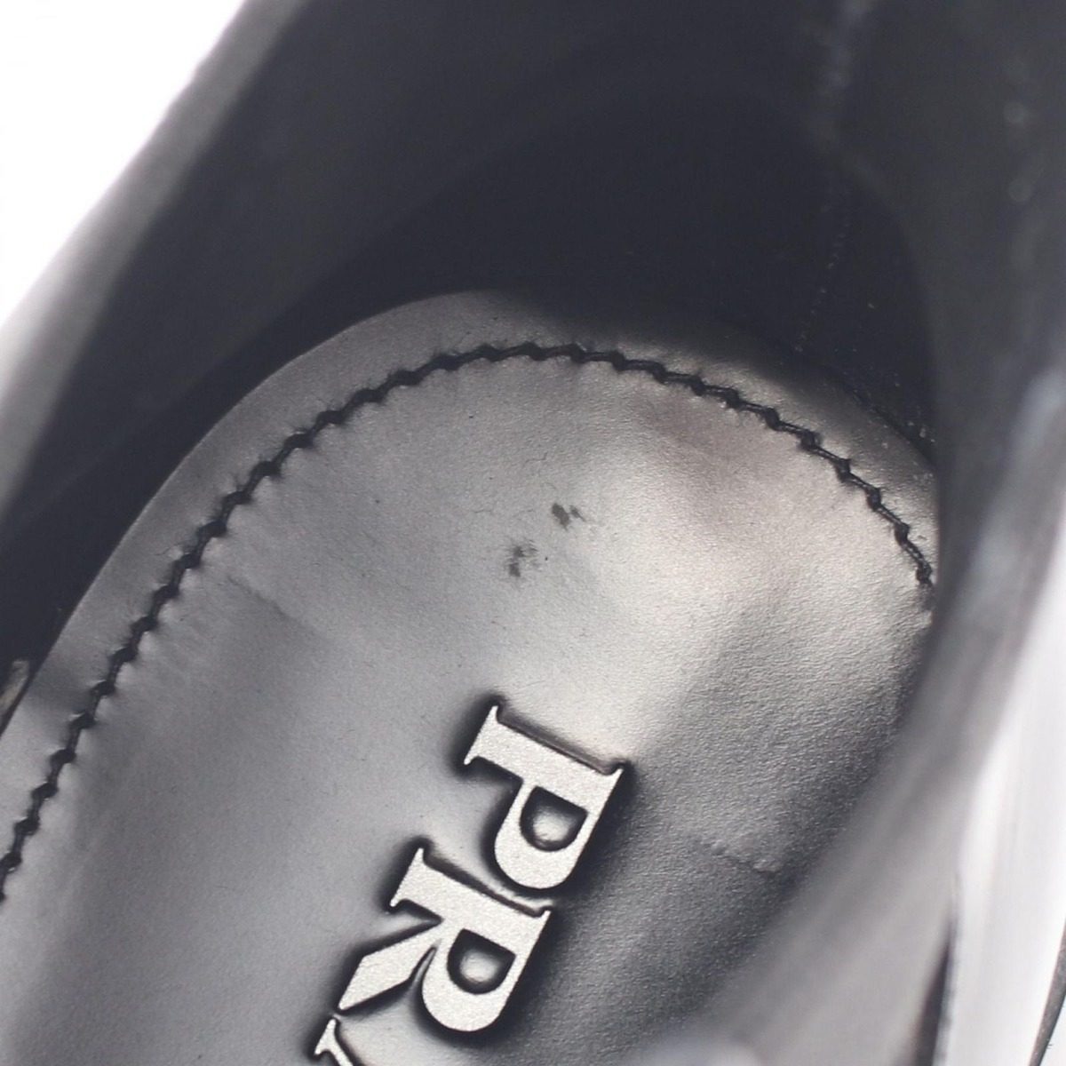 Prada Brushed Leather Chelsea Boots — view 8