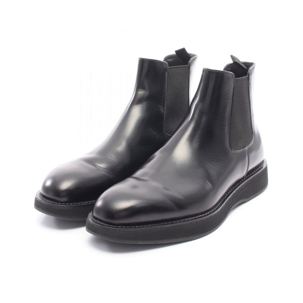 Prada Brushed Leather Chelsea Boots