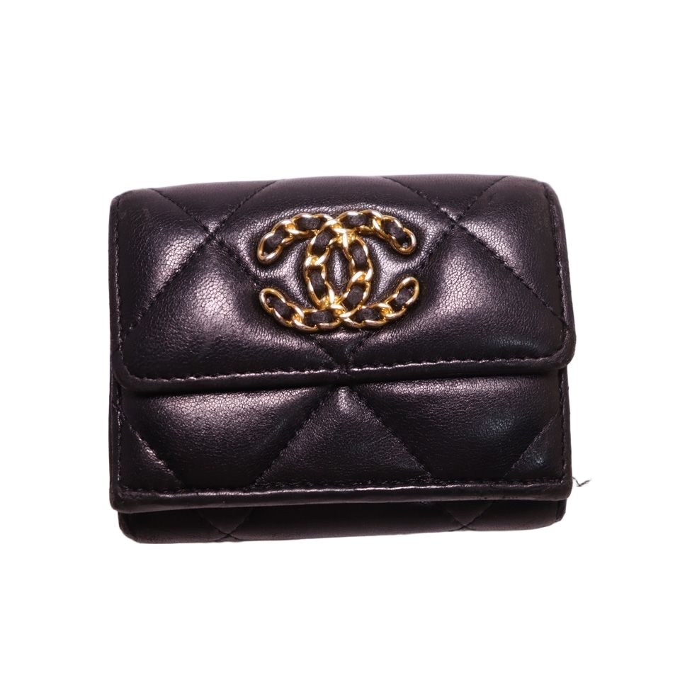 Chanel Lambskin Trifold Wallet