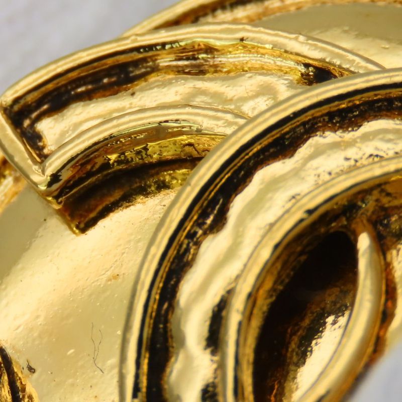 Chanel Brooch Coco Mark Metal Gold Plated Accessories — view 5