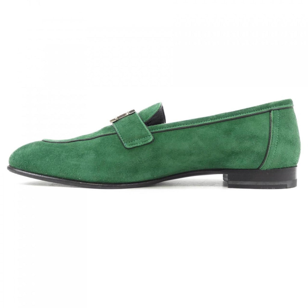 Hermes Paris Shoes Green 38 — view 2