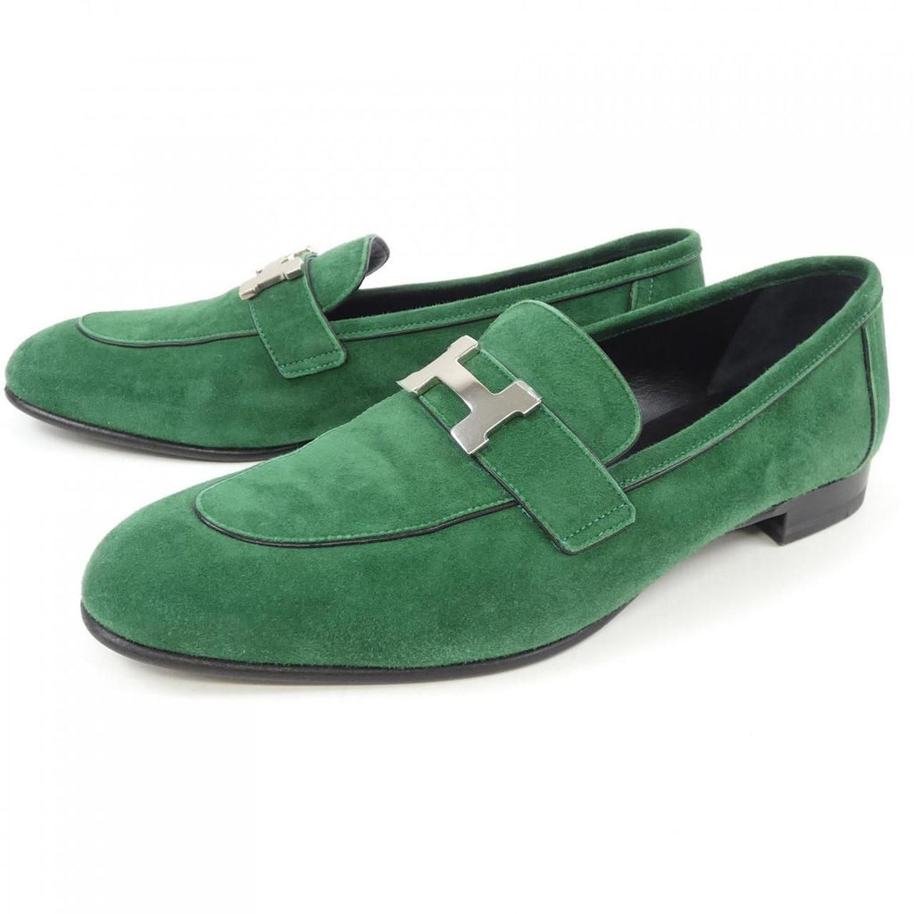 Hermes Paris Shoes Green 38 — view 3