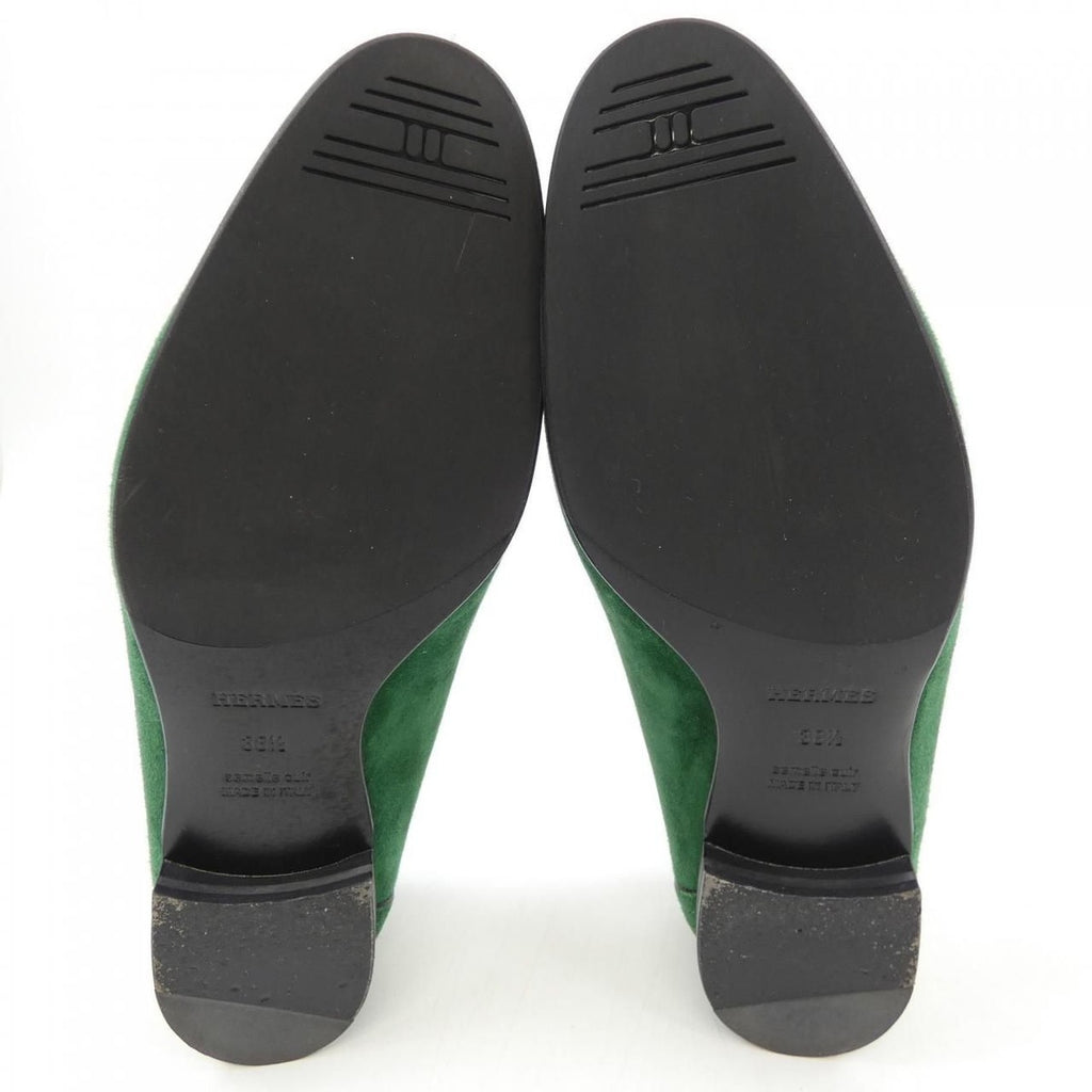 Hermes Paris Shoes Green 38 — view 4