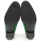 Hermes Paris Shoes Green 38 — view 4