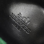 Hermes Paris Shoes Green 38 — view 6