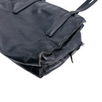 Prada Tote Bag Logo Shape Pressed Black — view 7