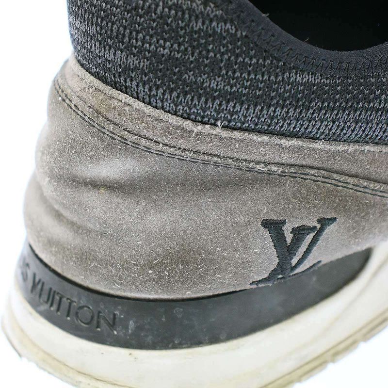 Louis Vuitton Runway Line Suede Switched Sneakers Gray Silver 8 1 2 — view 9