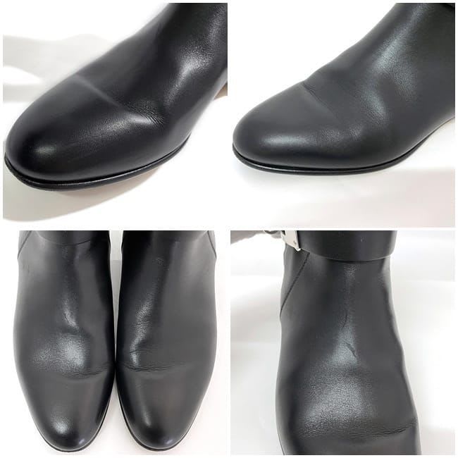 Hermes Short Boots Black Silver Hardware Kelly — view 9