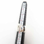 Chanel Vintage Logo Ring SV 925 Silver Size 10 Weight 18 g — view 8