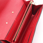 Louis Vuitton Bifold Wallet Portefeuille Metis Scarlet Leather Handbag Red — view 3