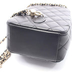 Chanel Backpack Quilted Black Leather Mini — view 6