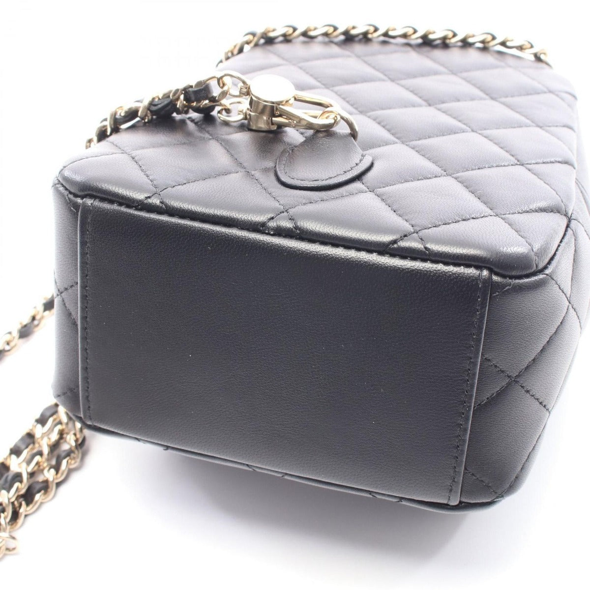 Chanel Backpack Quilted Black Leather Mini — view 6