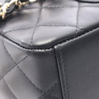 Chanel Backpack Quilted Black Leather Mini — view 7