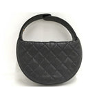 Chanel Handbag Caviar Leather Quilted Gold Hardware Black Ap3467 — view 2