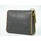 Dior Honeycomb Pattern Shoulder Bag Pochette Black — view 2