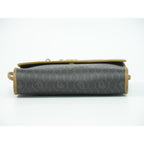 Dior Honeycomb Pattern Shoulder Bag Pochette Black — view 3