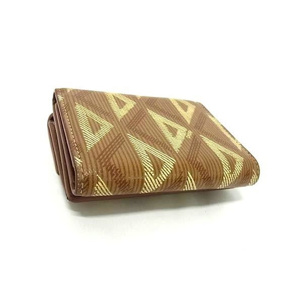 Dior CD Diamond Trifold Wallet Coin Purse Billfold Card Holder — view 2