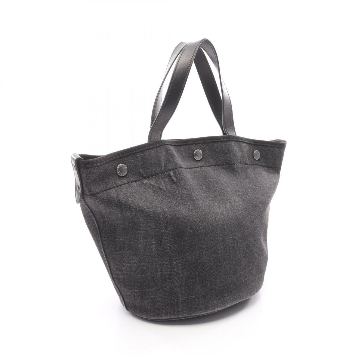 Prada Tote Denim City Calf Black 2-Way — view 2