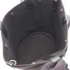Prada Tote Denim City Calf Black 2-Way — view 3
