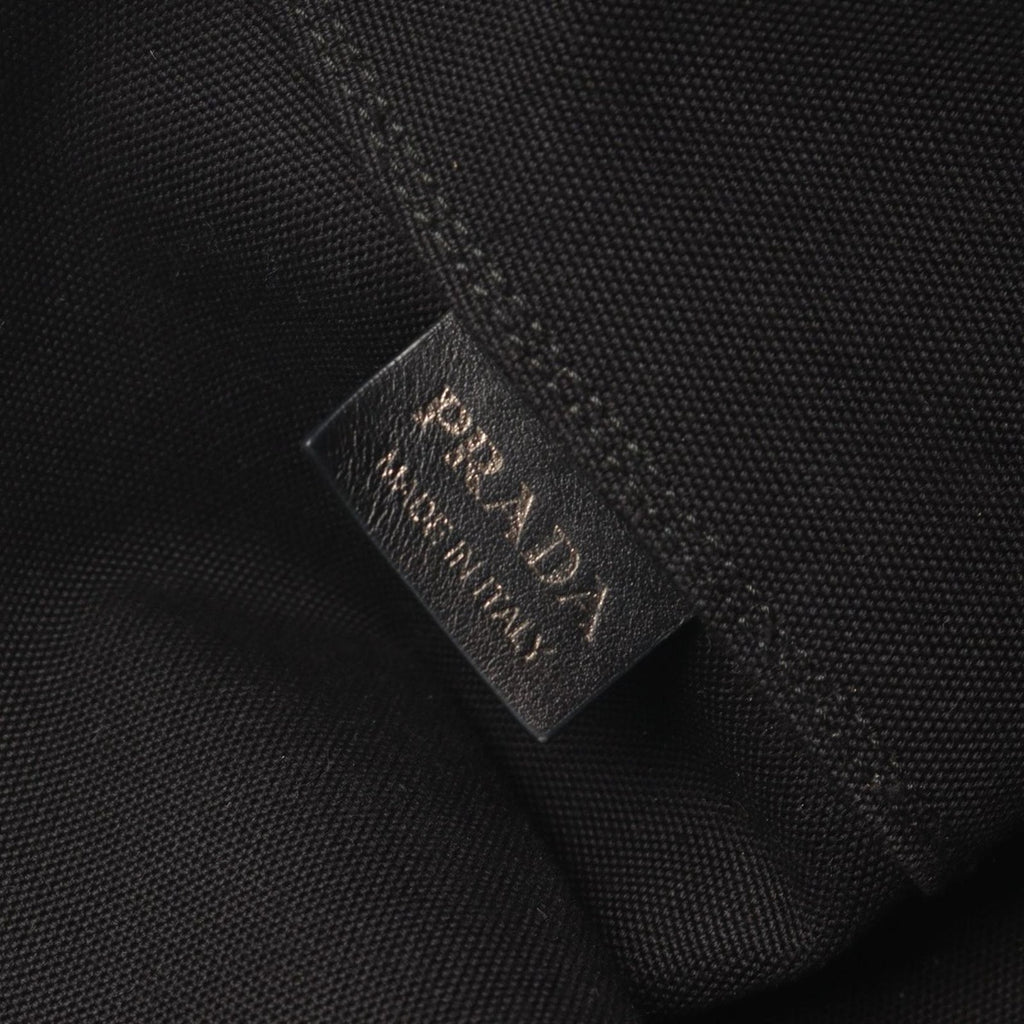 Prada Tote Denim City Calf Black 2-Way — view 4