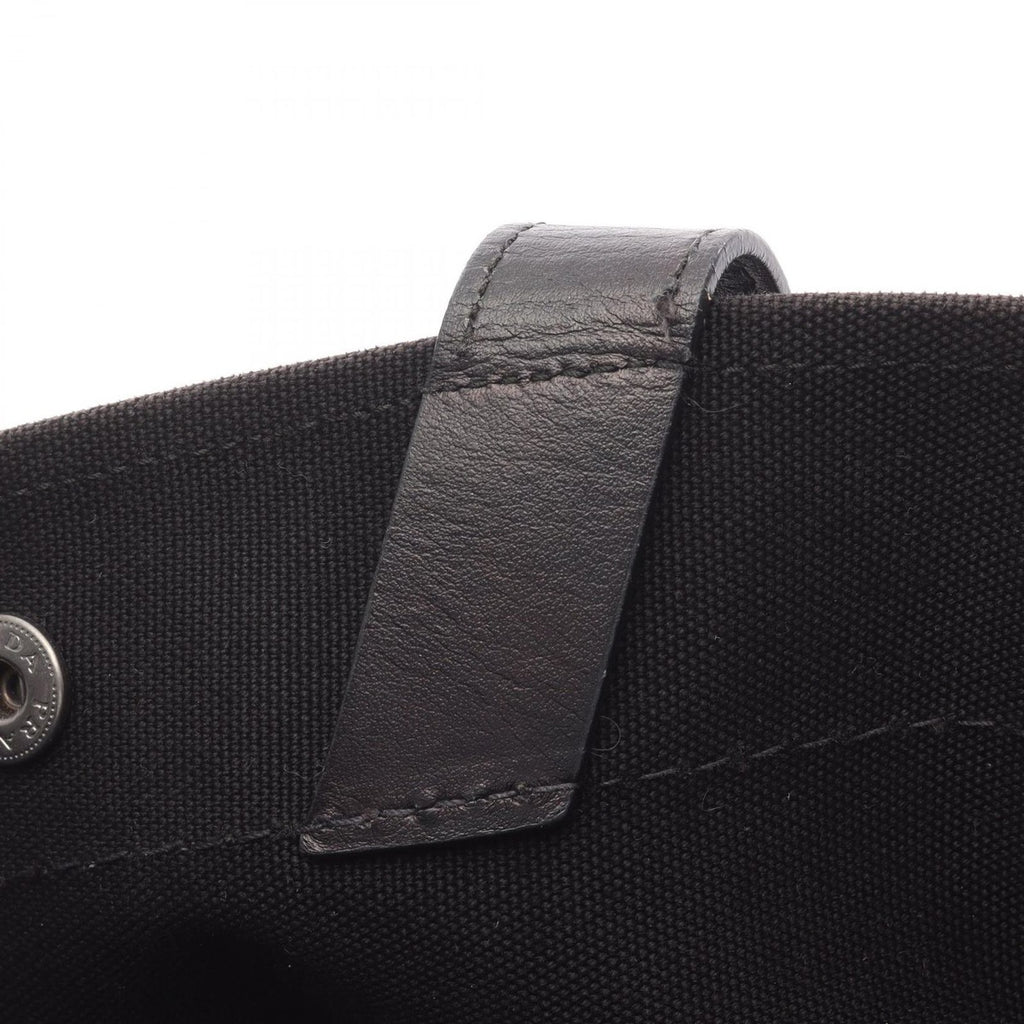 Prada Tote Denim City Calf Black 2-Way — view 5