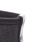 Prada Tote Denim City Calf Black 2-Way — view 8